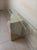 Vintage Mactan Tessellated Stone Brass Glass Console Sofa Table For Sale - Image 4 of 6