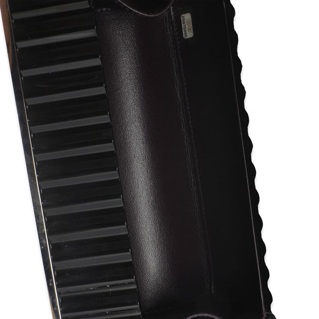 18A Black Lucite Paris Hamburg Minaudiere Shipping Container Clutch For Sale - Image 9 of 9