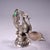 Silver-Plated Phoenix Oil Lamp With Gemstone Inlay, 845g, Figural Bird Ewer For Sale - Image 4 of 9