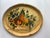 Folk Art Vintage Folk Art Oval Tole Tray With Fruit For Sale - Image 3 of 7