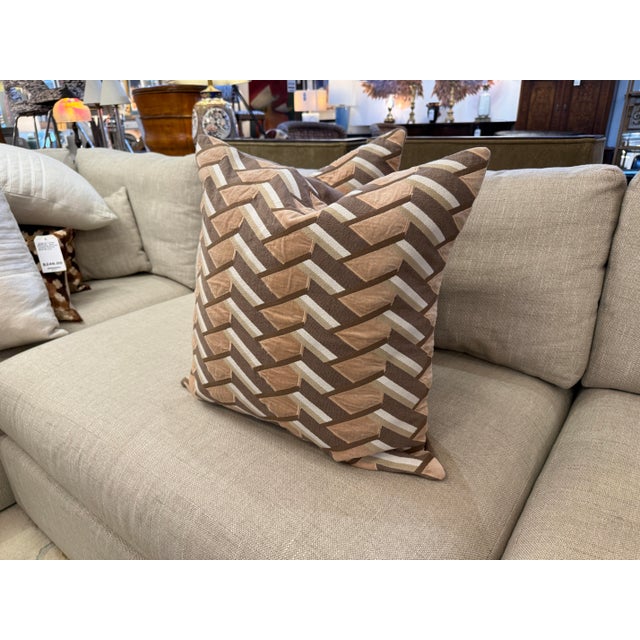 Williams-Sonoma Williams-Sonoma Harwich Throw Pillows, Pair For Sale - Image 4 of 12