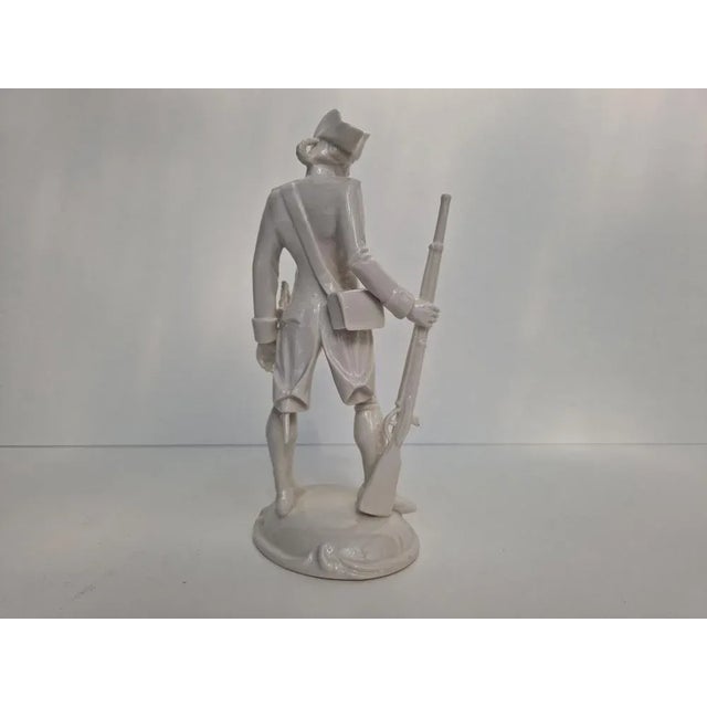 Nymphenburg Bavarian Officer Draft by Hanns Goebl, 1940s For Sale - Image 3 of 11