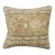 Mini Antique Border Rug Pillow For Sale