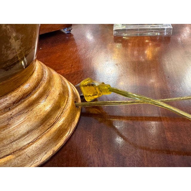 1950s Pair of Decalcomania Lamps For Sale - Image 18 of 18