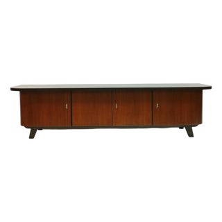 Mid-Century Lowboard in Beech and Spruce, 1960s For Sale