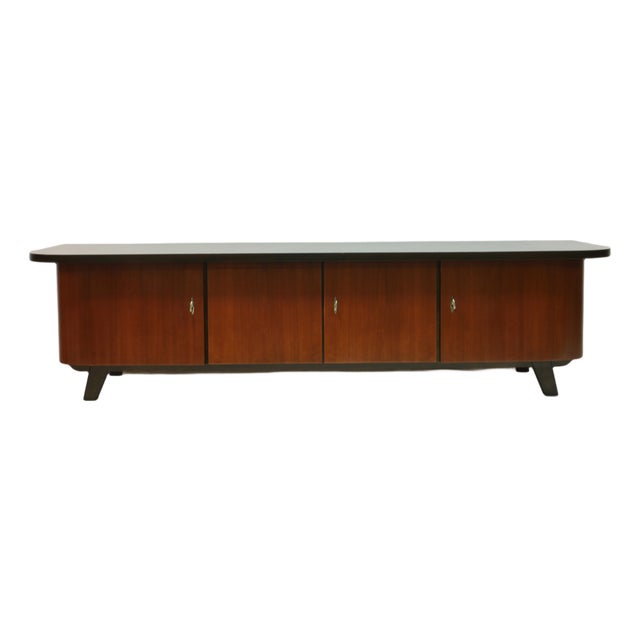 Mid-Century Lowboard in Beech and Spruce, 1960s For Sale