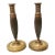 French Empire Bronze Candlesticks, C. 1830 -a Pair of 2 For Sale