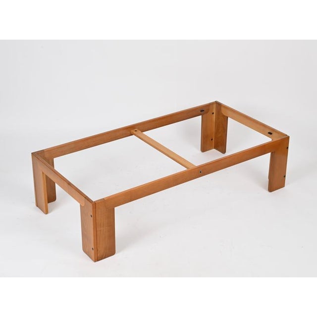Large Coffee Table attributed to Afra and Tobia Scarpa for Cassina, Italy, 1960s For Sale - Image 10 of 18