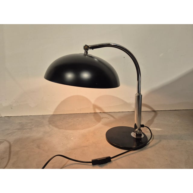 Modernist Model 144 Desk Lamp by H. Th. J. A. Busquet for Hala Zeist, 1950s For Sale - Image 6 of 10