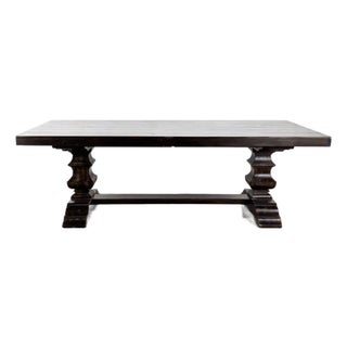 Pottery Barn Banks Extendable Dining Table (76”-128”), Alfresco Brown For Sale