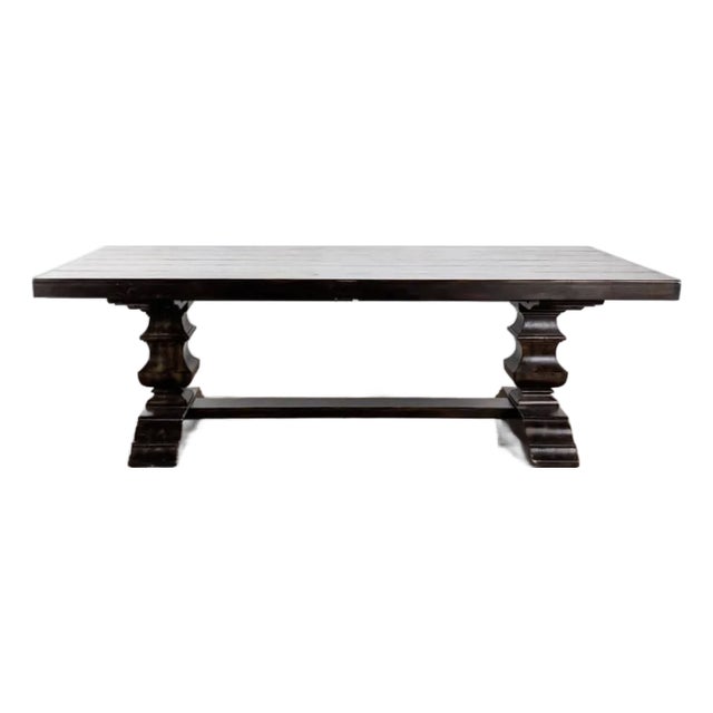 Pottery Barn Banks Extendable Dining Table (76”-128”), Alfresco Brown For Sale