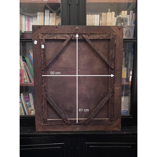 Unknown, Portrait of a Gentleman 1650, Oil on Canvas, Framed For Sale - Image 11 of 12