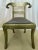 Wood Pair of Neoclassical Side Chairs, Wrapped Metal, Rams Heads, Europe Gustavian For Sale - Image 7 of 13