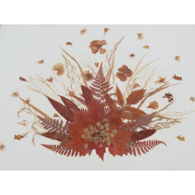 Scheibe Mid Century Folding Wooden Tv Trays Floral Top 4pc Set With Stand 6896 For Sale - Image 10 of 18