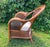 Late 20th Century "Azteca" Woven Rattan Spiderweb Lounge Chairs Featuring Distinctive Sunburst and Web Patterns For Sale - Image 10 of 16