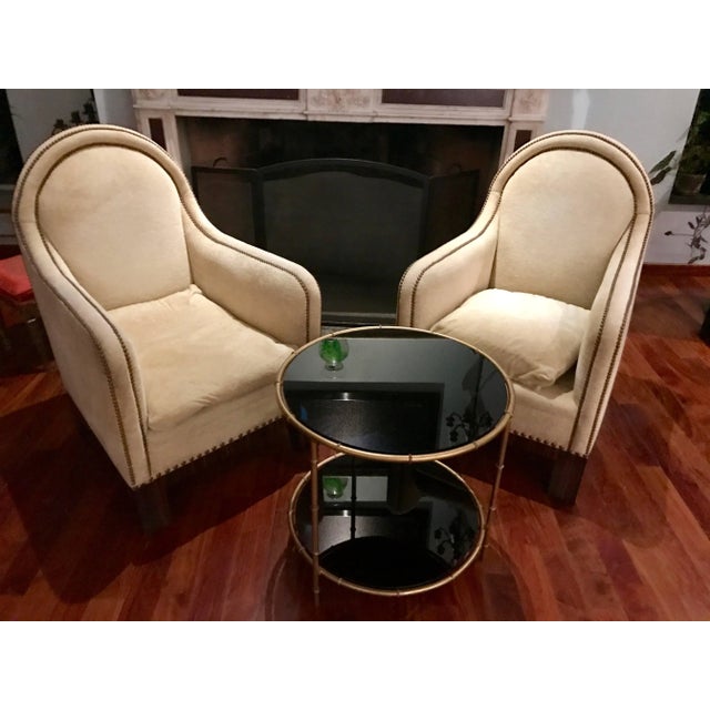 Mid-Century Modern Mid-Century Modern Lounge Chairs - a Pair For Sale - Image 3 of 8