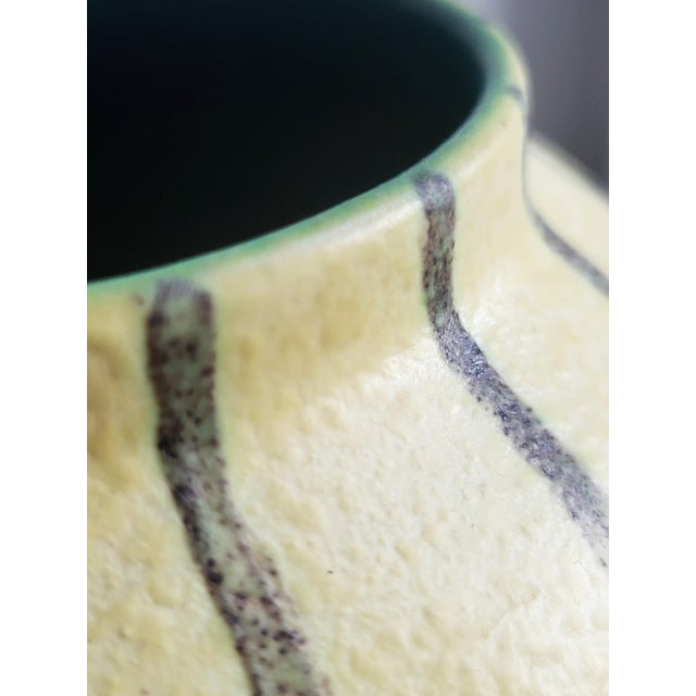Mid-Century Modern German Pottery Vase, 1950s For Sale - Image 6 of 10