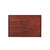 Jens Risom Mid Century Walnut and Brass Wall Mounted Cabinet Chest of Drawers This chest of drawers measures: 36 wide x 21...