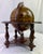 Traditional Italian Old World Zodiac Globe on Wooden Stand – Vintage Celestial Library Decor For Sale - Image 3 of 11