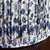 Vintage Blue and White Jacobean Style Floral Pleated Lampshade For Sale - Image 10 of 17