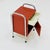 Wood Bauhaus Nightstand with Drawer in Red and White, 1970s For Sale - Image 7 of 11