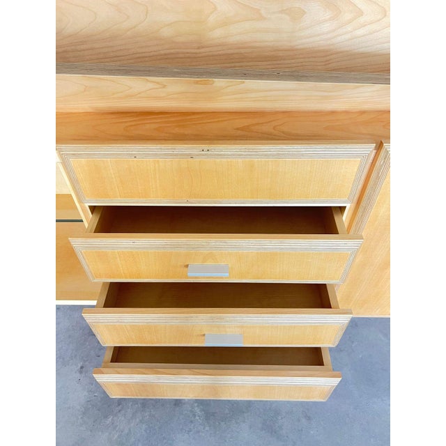 Handmade Asymmetrical Sideboard, 1980s For Sale - Image 17 of 18