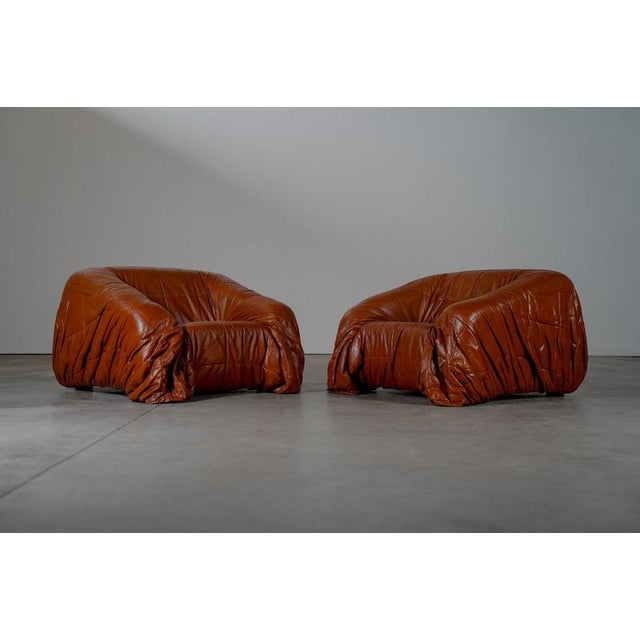 Piumino Lounge Chairs, Italy, 1970s, Set of 2 For Sale - Image 3 of 18