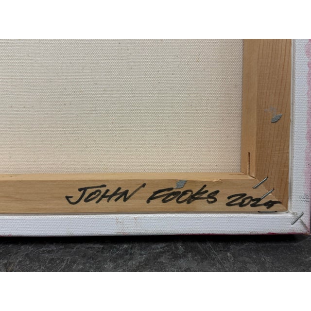 John Fooks Acrylic on Canvas Painting For Sale - Image 11 of 12