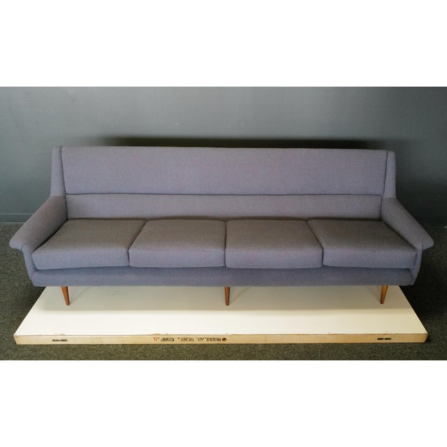 1950 Sofa Attributed to Milo Baughman in Alexander Girard Fabric For Sale - Image 10 of 12