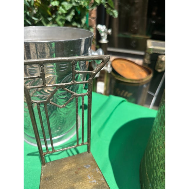 Up for consideration is a beautiful vintage brass miniature chair plant stand. This would look lovely in your home, and it...