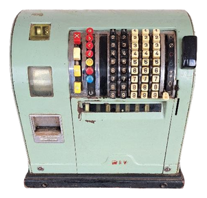 Vintage Mechanical Cash Register from RIV, 1950s