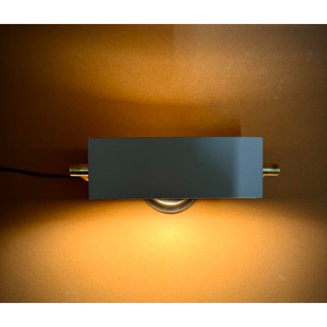 Metal Wall Lamp by Jacques Biny, 1950s For Sale - Image 7 of 10