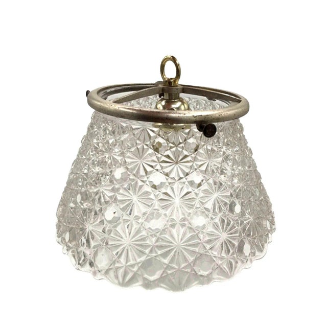 Victorian Daisy and Buttons Pressed Glass Light - 7 Available For Sale - Image 4 of 11