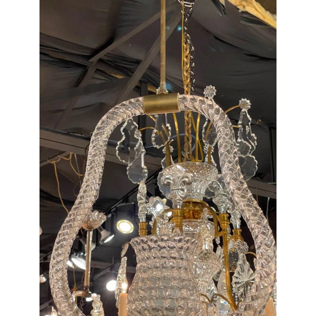 Vintage Barovier Murano Glass Pendant For Sale - Image 4 of 6