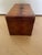 Handmade Antique Wooden Box With Geometric Herringbone Chevron Parquetry Inlay For Sale - Image 9 of 12