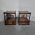 A good pair of Regency style mahogany two tier lamp tables, each with a single drawer, in overall very good condition. 21"...