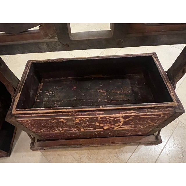 Chinese Mid 19th Century Antique Chinese Wedding Dowry Box For Sale - Image 3 of 10