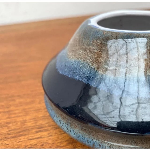 Small Mid-Century German Ceramic Vase, 1960s For Sale - Image 4 of 11