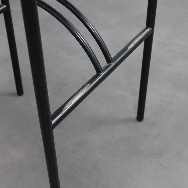 Postmodern Bar Stools, Italy, 1980s, Set of 4 For Sale - Image 9 of 10
