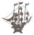 Silver Caravel with Filigree Mesh For Sale