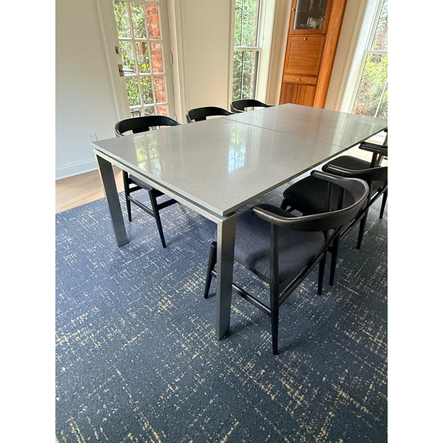 Room and Board Rand Quartz Dining Room Table For Sale - Image 9 of 13