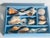 Vintage Sea Shell Collection Coastal Marine Specimens in Blue Box For Sale - Image 4 of 6
