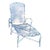 Mid Century Modern Brown Jordan Tamiami Light Gray Outdoor Chaise Lounge For Sale