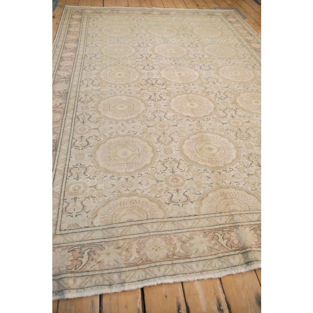 Textile Vintage Distressed Kaisary Carpet - 6'7" X 9'4" For Sale - Image 7 of 9