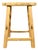 Vintage Rustic Stool in Elm For Sale