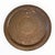 Late 20th Century Large Hammered Brass Wall Platter – Ornate Floral Medallion Wall Decor - 22” For Sale - Image 6 of 10