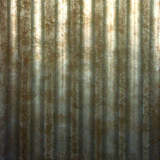 Striped Holographic Ponti Wallpaper in Gilver From the Teatro Collection by Osborne & Little For Sale
