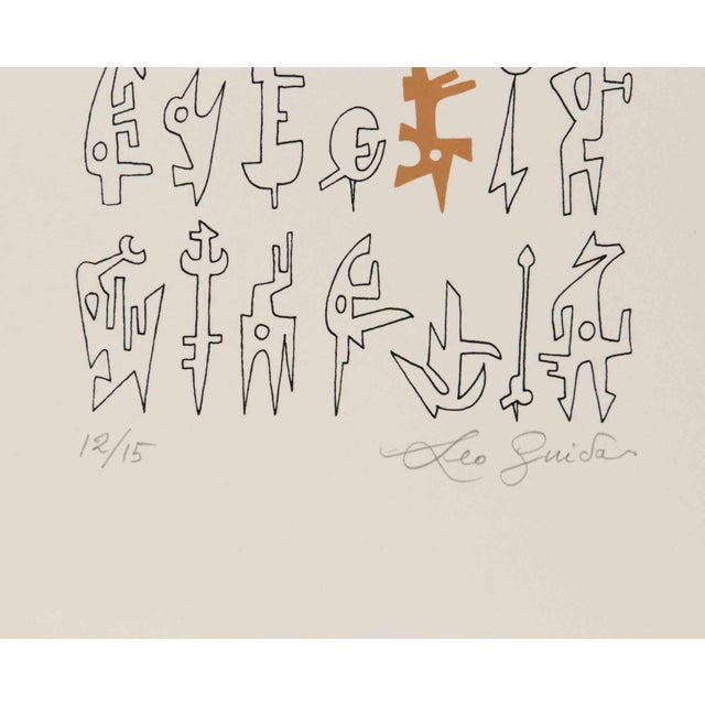 Lithograph on paper. Hand signed and numbered in pencil. Edition of 15. Excellent condition. This piece is attributed to...