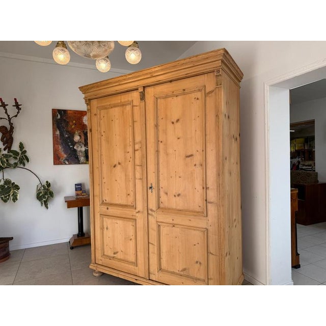 Gründerzeit Farmhouse Cupboard in Softwood For Sale - Image 3 of 13