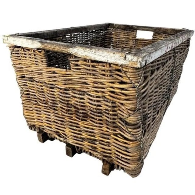 Rare antique Bollinger Champagne basket. Gorgeous and rare piece.